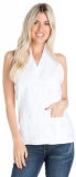 Guayabera Halter Top for Ladies , 100% Linen